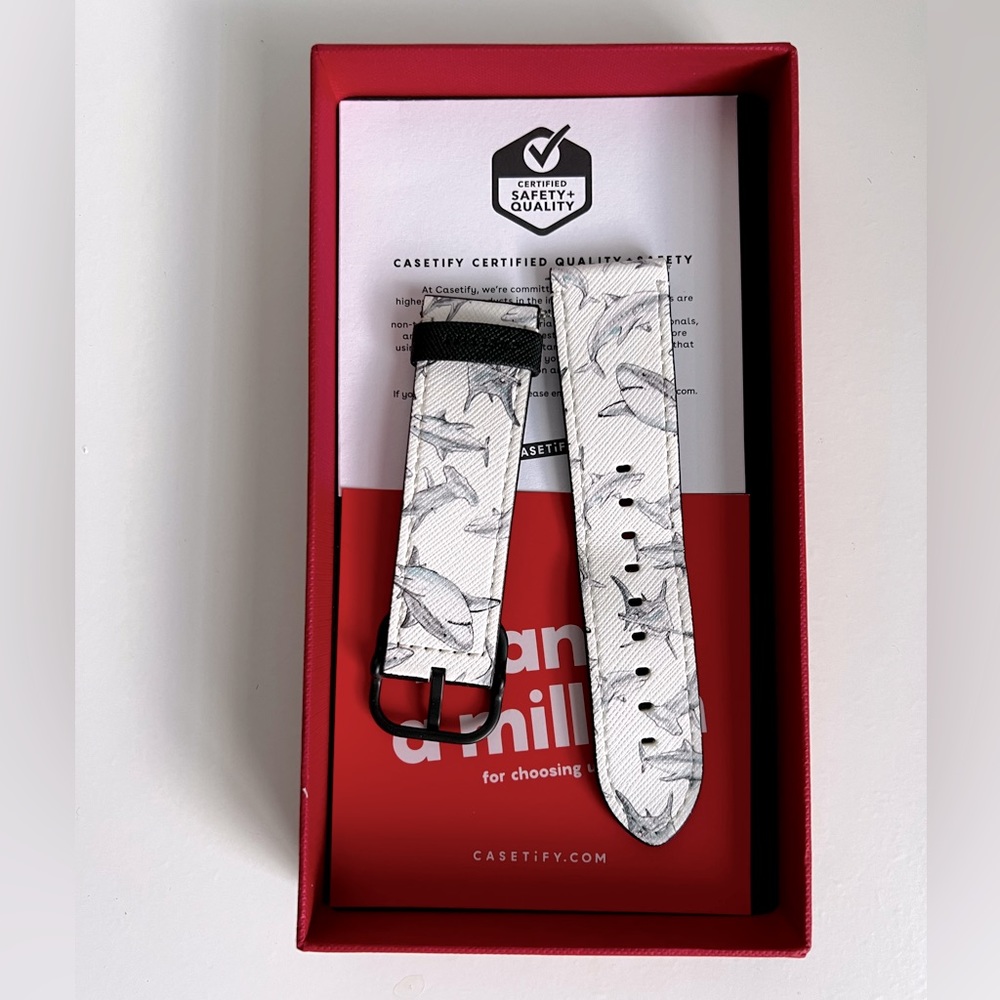 Casetify Shark Apple Watch Band 44mm